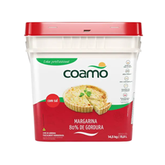 MARGARINA COAMO 80% COM SAL 14.5KG