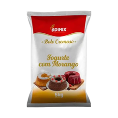 BOLO CREMOSO ADIMIX IOGURT C/ MORANGO 5K