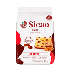 COB CHOC AO LEITE CHIPS SICAO 2,5KG