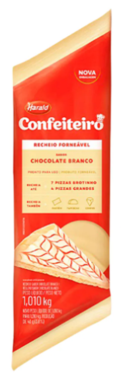 RECH.FORN.CHOC.BRANCO HARALD 1,010KG