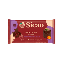 BAR.CHOC.NOBRE M AMARGO 40%  SICAO 2,1KG