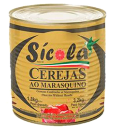 CEREJA AO MARASQUINO SEM TALO 1,8KG