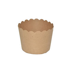 FORMA PANETONE KRAFT 70X60MM 100G 100UN