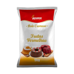 BOLO CREMOSO ADIMIX FRUTAS VERMELHAS 5KG