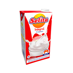 LEITE INTEGRAL COM TAMPA SELITA 12X1L