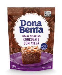 BOLO DONA BENTA CHOC. C/ AVELA 12X450GR