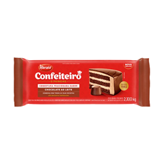BARRA CHOC AO LEITE CONFEITEIRO 2,1KG