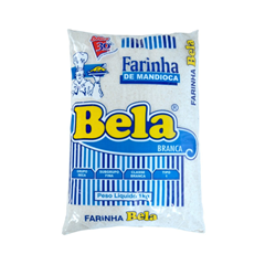 FARINHA DE MANDIOCA BRANCA BELA 20X1KG