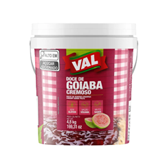 DOCE DE GOIABA CREMOSO VAL BD 4,8 KG