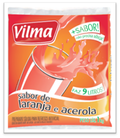 MIST REFRESCO LARANJA/ACEROLA VILMA 1KG